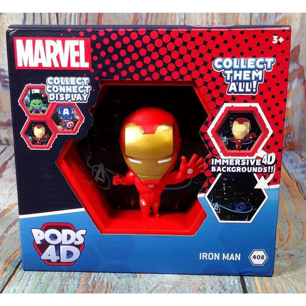 Marvel Pods 4D Iron Man Action Figure
